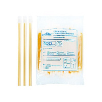 Слюноотсосы жёлтые (100шт.), Кристидент — фото товара