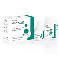 Villacryl IT - самоотверждаемая пластмасса для ложек, цвет розовый (750гр+200мл), Everall7 — фото товара
