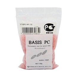 Basis PC - базисная пластмасса поликарбонатная, цвет MarblePink мраморно розовый (150гр.), Yamahachi — фото товара