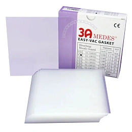Пластины мягкие EV Gasket для капп, квадратные, Bleaching020 (127*127*0,5мм) 30шт., 3A Medes — фото товара