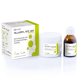 Villacryl STC Hot - акриловый материал горячей полимеризации, дентин A3 (80гр+40мл), Everall7 — фото товара