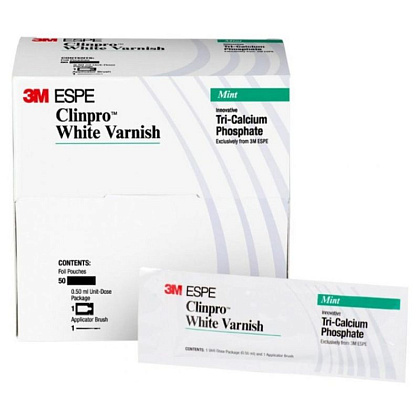 Clinpro White Varnish mint - вкус Мята (50шт.), 3М Espe — фото товара