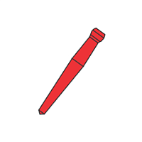 Uniclip - беззольные штифты 0,8мм. №308 (100шт.), Maillefer — фото товара
