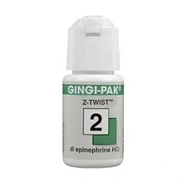Нить ретракционная Gingi-Pak №2 - с эпинефрином, Gingi-Pak — фото товара
