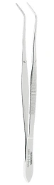 Пинцет анатомический изогнутый N3, 16 см (1шт.), Asa Dental — фото товара