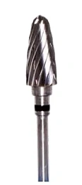 Фреза ТВС F060SSC, конус закругленный, 6мм, одинарная насечка, суперкрупная абразивность — фото товара