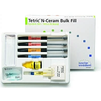 Tetric N-Ceram Bulk Fill - стартовый набор (4шпр.*3,5гр.+Tetric N-Bond), Ivoclar — фото товара