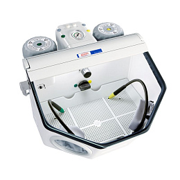 Пескоструйный аппарат Basic Master, 2 бачка (25-70мкм.), 2 сопла 0,8мм., Renfert — фото товара