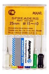Spreaders 25мм. №15-40 (6шт.), Mani — фото товара