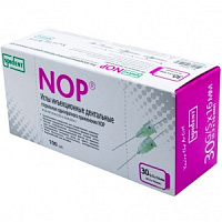 Иглы карпульные NOP 16мм*30G (100шт.), Spident — фото товара