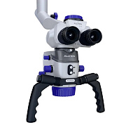 ALLTION AM-5000VFR стоматологический микроскоп с вариоскопом и флуоресцентным режимом (чёрный) — фото товара