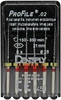 Profile - конус 02, длина 21мм. №25 (6шт.), Maillefer — Dentsply Maillefer, фото