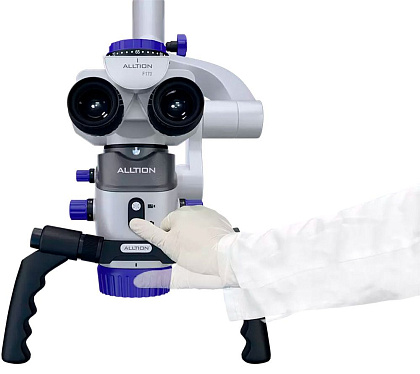 ALLTION AM-5000VR стоматологический микроскоп с вариоскопом (белый) — фото товара