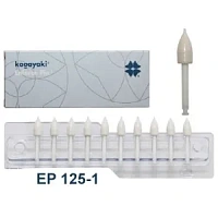 Полир Enforce Pin - конус белый грубый уретановый (10шт.), Kagayaki — фото товара