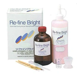 Re-Fine Bright (3мин.) - пластмасса, цвет прозрачный Clear (250гр+260мл), Yamahachi — фото товара