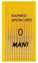 Barbed Broaches 52мм. №0 (12шт.), Mani — фото товара