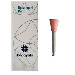 Полир Ensmart Pin метал. ножка - чашка розовая мягкая силиконовая (10шт.), Kagayaki — фото товара