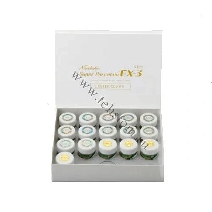 Super Porcelain EX-3 - набор люстровых фарфоров Luster CCV Kit, Kuraray Noritake — фото товара