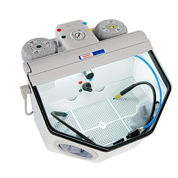 Пескоструйный аппарат Basic quattro, 2 бачка (25-70мкм./70-250мкм.), 2 сопла 0,8 и 1,2мм., Renfert — фото товара