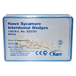 Клинья Sycamore Interdental - белые (100шт.), Kerr Hawe — фото товара