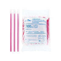 Слюноотсосы бордовые (100шт.), Кристидент — фото товара