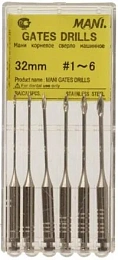 Gates drills 32мм. №1-6 (6шт.), Mani — фото товара