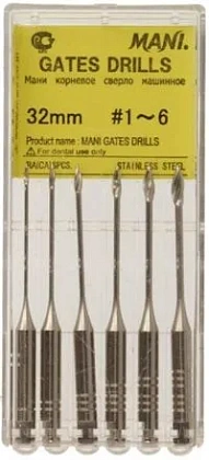 Gates drills 32мм. №1-6 (6шт.), Mani — фото товара