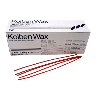 Воск для формирования краёв базиса Kolben Wax (500шт.), Yamahachi  — фото товара