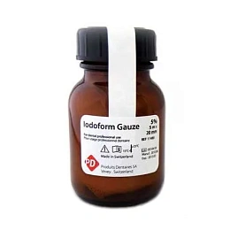 Iodoforme gauze 5% - йодоформенный бинт (5м.*20мм.), PD — фото товара