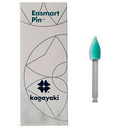 Полир Ensmart Pin пласт. ножка - конус зелёный средний силиконовый (10шт.), Kagayaki — фото товара