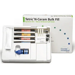Tetric N-Ceram Bulk Fill - стартовый набор (4шпр.*3,5гр.+Tetric N-Bond SE), Ivoclar — фото товара