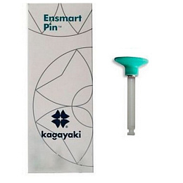 Полир Ensmart Pin пласт. ножка - диск зелёный средний силиконовый (10шт.), Kagayaki — фото товара