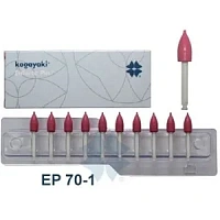 Полир Enforce Pin - конус розовый средний уретановый (10шт.), Kagayaki — фото товара